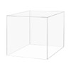 15" x 15" Clear Acrylic Display Box with One Open