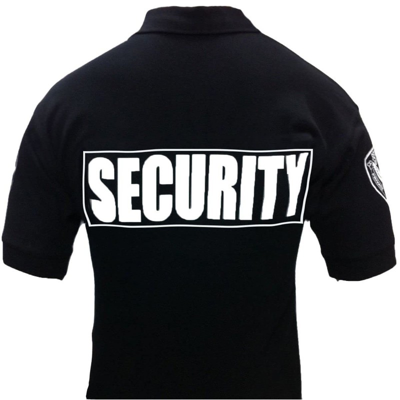 First Class Poly Cotton Security Short Sleeve Polo Shirts (Small,