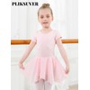 Ragazza Vestito da Balletto Body Danza Tutu Body Morbido Cotone