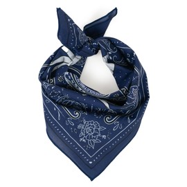 WHTE MOSS bandana 100% extra fine cotton handkerchief for men and women