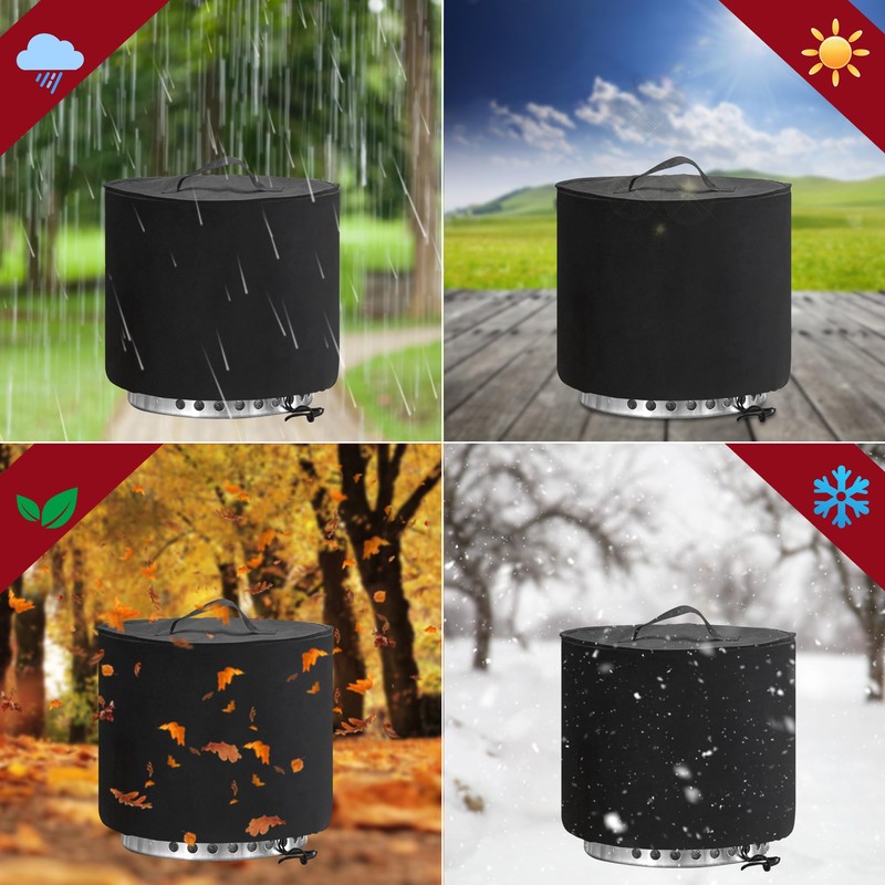 Round Fire Pit Cover for Solo Stove Ranger 15 Inch,
