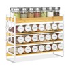 EsLuker.ly Spice Seasoning Rack Organizer Kitchen Countertop, 4 Tier Bamboo