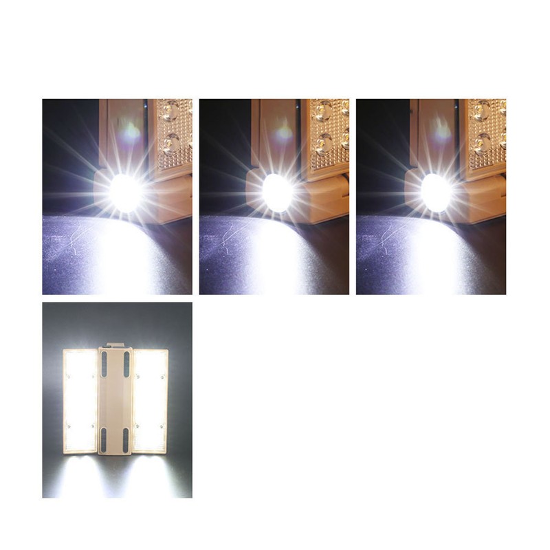 Foldable Solar Camping Light Type C 2200mAh IP66 Waterproof Solar