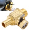 F110N Engine Oil Drain Valve with LC‑10 Lever Clip 3/8‑18