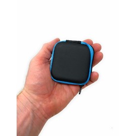 Bulk 24 Pack of Square Hard Foam Earbud Storage Cases