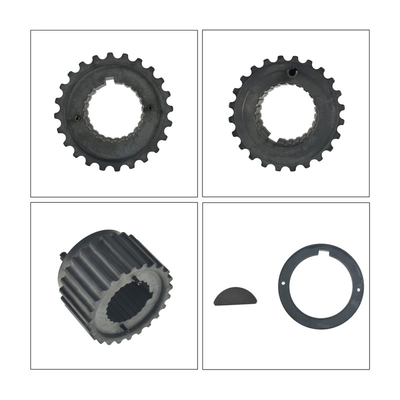 marddpair Crankshaft Belt Pulley with Sensor Blade and Spacer Replacement