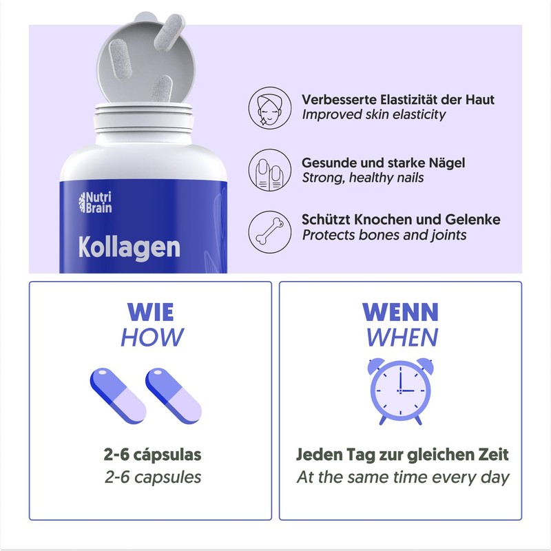 450 Capsules Hydrolysed Collagen with Magnesium XXL Pack (6 Months)