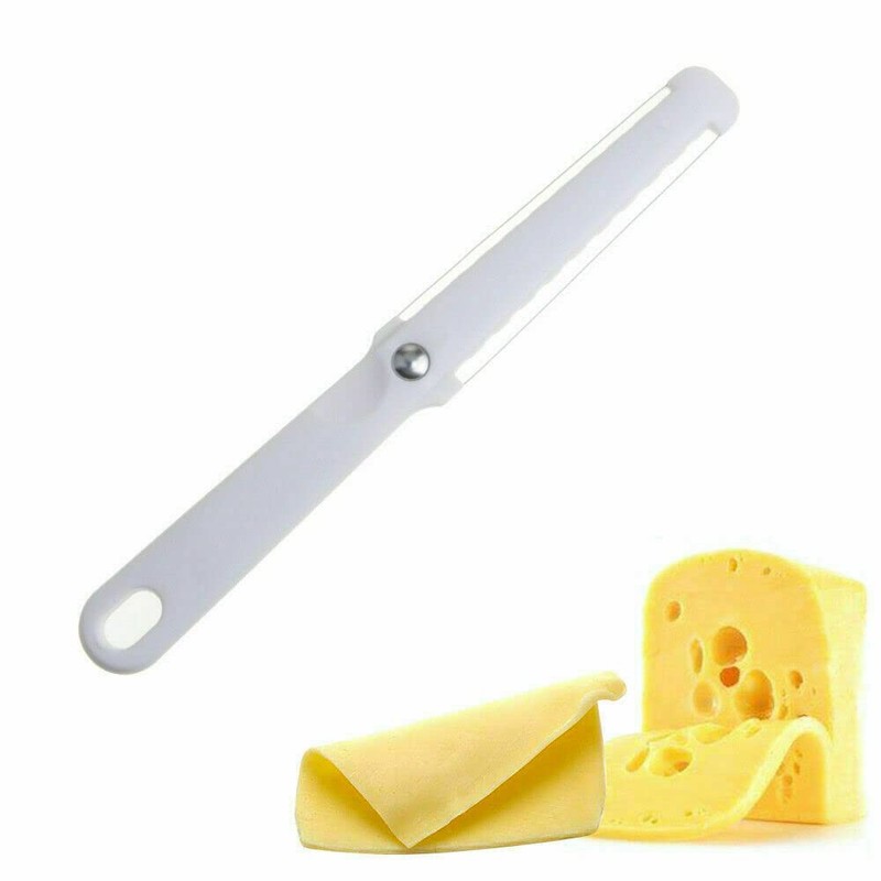 RANASONS Stainless Steel Double Wire Thick and Thin Cheese Slicer