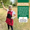 Grampa's Garden Apron - Cross Back Gardening Apron With Pockets