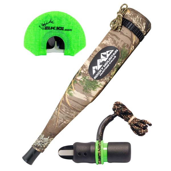 Rocky Mountain Hunting Calls C6 Elk101 Signature Series Complete Calling System: All-Star Diaphragm Elk Call, Temptress Open Reed Cow Call, and Bully Bull Extreme Grunt Tube