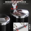 No-Drill 3 Pack 500ml Wall Mounted Soap Dispenser for Bathroom