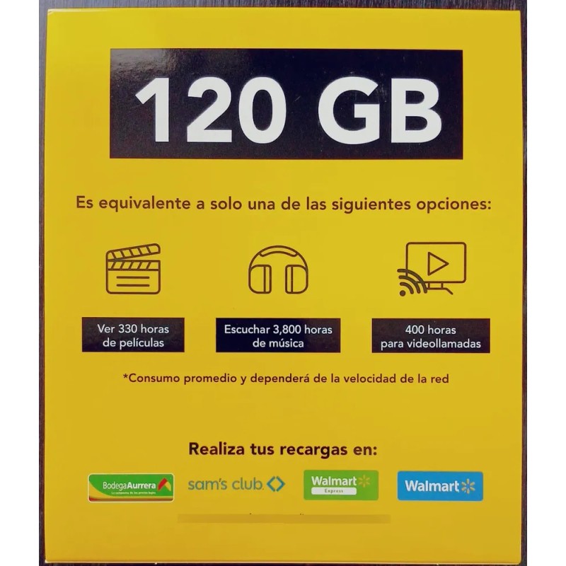 Internet En Casa Bait Quamtum 120,000 Mb por 30 Días