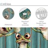 Are You Pooping Frog Funny Retro Farmhouse Door Bathroom Shower