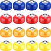 16 Pieces Mini Shuffleboard Replacement Pucks Tabletop Equipment Rollers Set