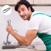 6-in-1 Multi-Function Faucet Aerator Wrench – Durable Three-Hole Tap Nozzle