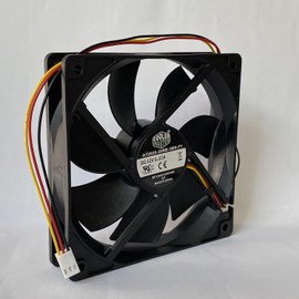New A12025-20RB-3BN-F1 12V 0.37A DF1202512RFUN 3-Wire 120×120×25mm Cooling Fan for A12025-20RB-3BN-F1 Fan