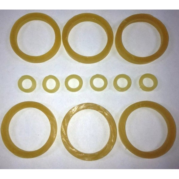 SET OF 12 DOLL REPAIR RUBBER BANDS RESTRINGING FOR 8"