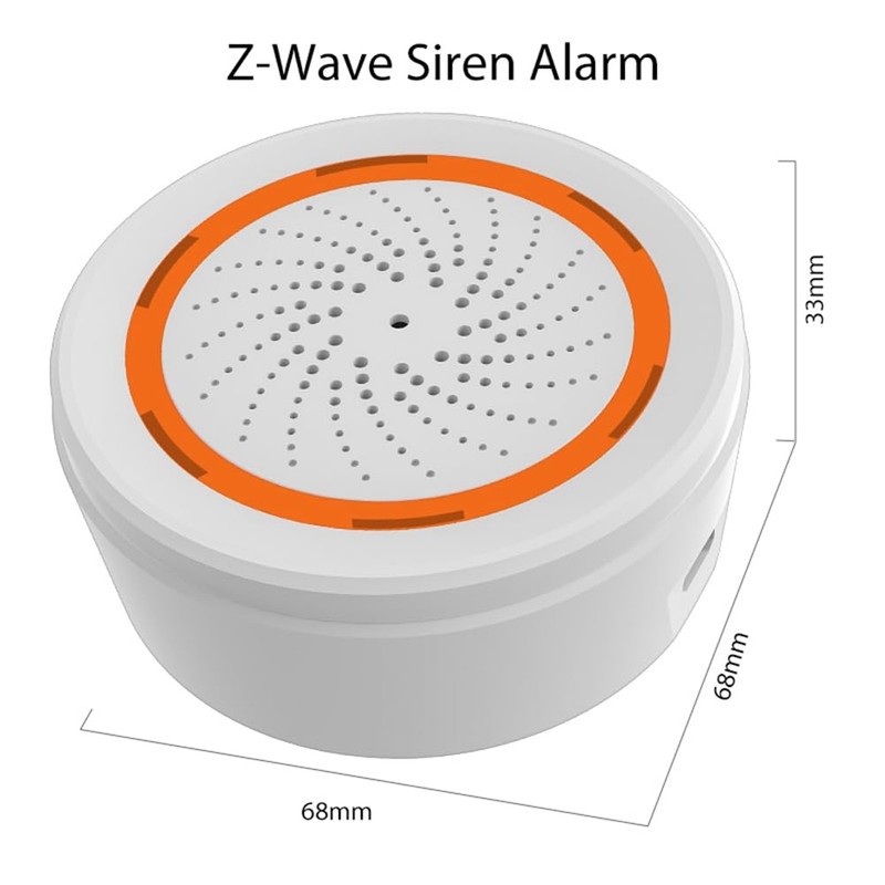 Yieidui 1 PCS Tuya ZigBee Smart Sound And Light Siren