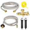 Extend a Stay RV Propane Kit, Propane Brass Tee 4