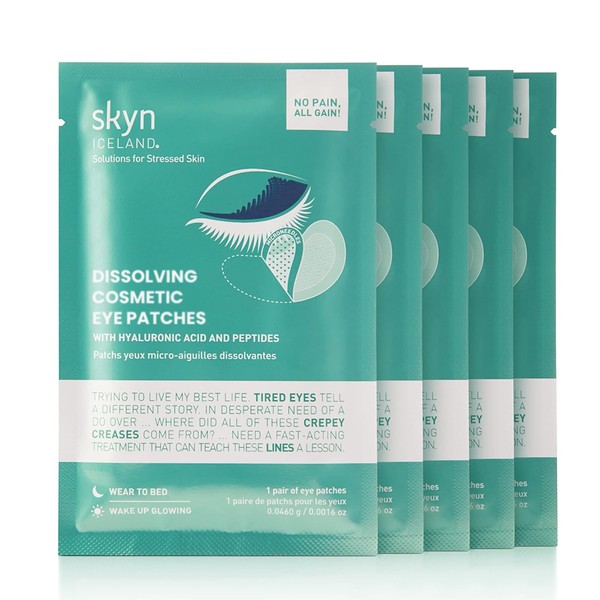 skyn ICELAND Dissolving Eye Patches with Hyaluronic Acid & Peptides,