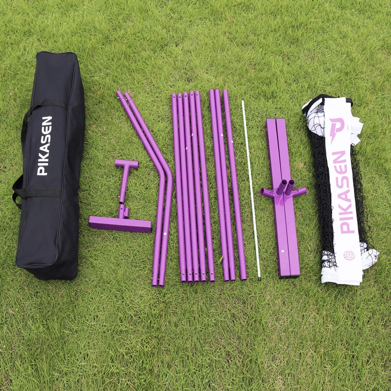 PIKASEN Portable Pickleball Net System - Regulation Size Pickle Ball
