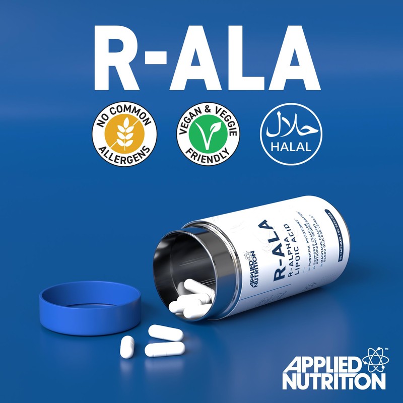 Applied Nutrition R-Alpha Lipoic Acid 200mg - 60 Vegetable R