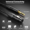 deleyCON 3.0 m XLR to 6.35 mm Jack Stereo Microphone
