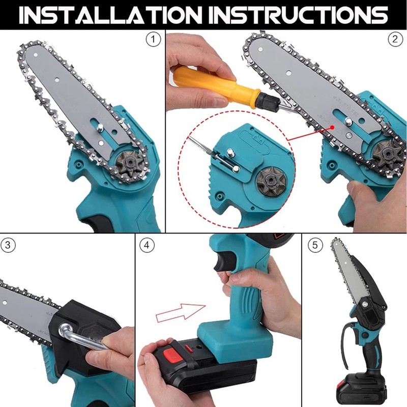 3 PCS Chainsaw Chain, 10 Inch 40 TG Pole Saw