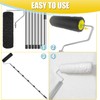 9 Inch Drywall Compound Roller with 1 Pcs Paint Frame,6.6Ft