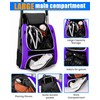 Hsmihair Youth Baseball Bag-Baseball Backpack for T-Ball&Softball Equipment with Fence