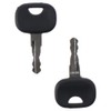 BYOBYO 5Pcs Black 14603 Equipment Key, Machinery Ignition Keys,Machinery Ignition