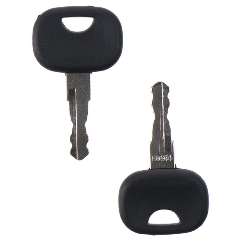 BYOBYO 5Pcs Black 14603 Equipment Key, Machinery Ignition Keys,Machinery Ignition