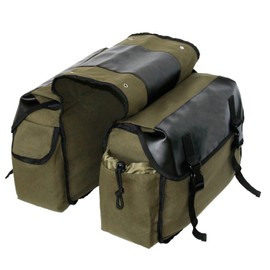 YAPJEB Bicycle Rear Bag, Pannier Bag, Side Bag, Large Capacity, Saddle Bag, Bicycle Bag, Frame Bag, Bike Bag, Bike Touring