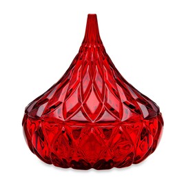 Godinger Dublin Crystal Red Hershey's Kiss Candy Dish