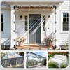Clear Tarps Heavy Duty Waterproof 4x6ft, 14Mil Clear Vinyl Tarp