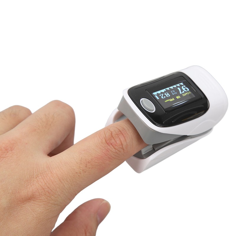 Fingertip Pulse Oximeter Heart Rate Measurement Blood Oxygen SpO2 Saturation