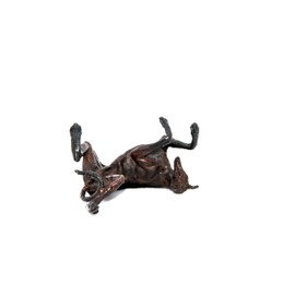Hot Cast Solid Bronze Greyhound On Back.