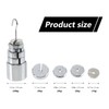 ULTECHNOVO 1 Set Metal Slot Code Physics Slotted Masses Pattern