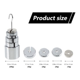 ULTECHNOVO 1 Set Metal Slot Code Physics Slotted Masses Pattern Weights Extender Devices for Men for Men Teaching Slotted Masses With Hook Laboratory Apparatus Iron