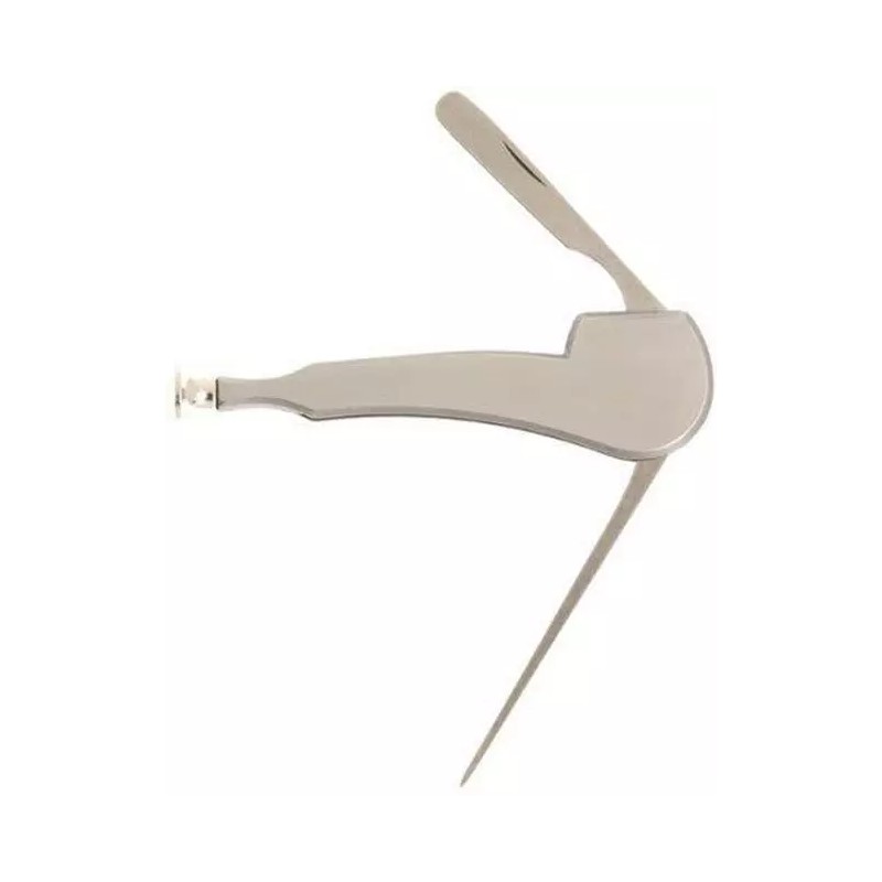 Pipe Shaped Pipe Knife - Stainless Steel