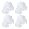 PATIKIL 4 Pcs Plastic Hose Clamps, 5/16 Inch Heavy Duty