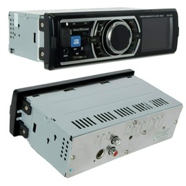 SoundXtreme ST-912BT Single Din Digital Media Player Car Stereo Receiver with Bluetooth USB, SD, AUX, AM/FM Radio in-Dash Mechless Receiver 45WX4CH 2nd-Generation