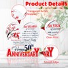 50th Wedding Anniversary Acrylic 50th Wedding Anniversary Decoration for Wife