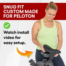 Padded Seat Cover for Peloton Bike & Peloton Bike+, Gel Seat Cushion, Ultimate Comfort for Men & Women, Accessories for Peloton Bikes