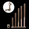 10 unids M6 Tornillos de Acero al Carbono Tornillos Con