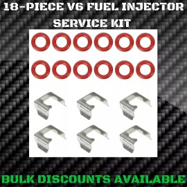 T6P 1984-1987 Grand National T-Type FUEL RAIL INJECTOR CLIPS RETAINERS O-RING Set GM