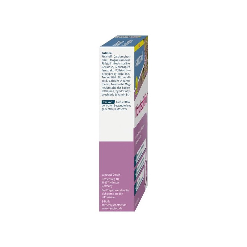 자노탁트 sanotact 몽크 페퍼 정제 60개 43g Sanotact Monk Pepper