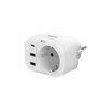 Hama Multiple Plug 4-Way (1 USB-C PD, 2 USB-A, 1