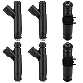 Fuel Injectors kits,ECCPP 6pcs High Performance Black 4 Hole Fuel Injector 1F1Z9for F593DA for 2001-2005 for Ford Taurus for Mercury Sable 3.0 V6,2001-2003 for Ford for Ranger for Mazda B3000 3.0 V6
