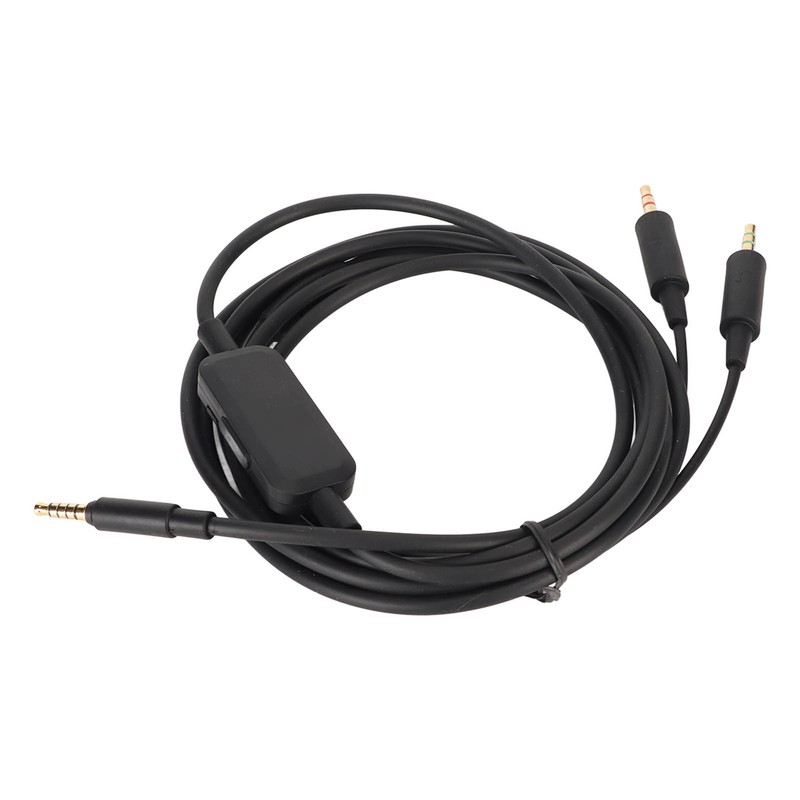 Replacement Headphone Cable 3.5mm Volume Control Sound Cable Compatible for